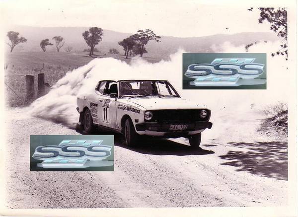 old datsun 180B SSS coupe rally 