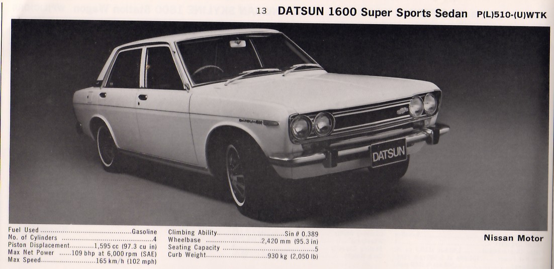 1970 Datsun 1600 SSS