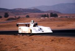 Morton testing Frissbee Can Am