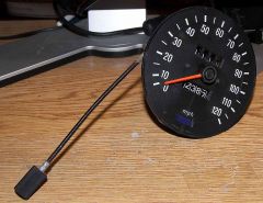 Speedometer with trip odometer...