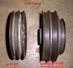 Z31 and Z32 pulleys
