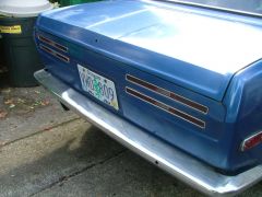 1967 Pontiac Tail Lights closeup