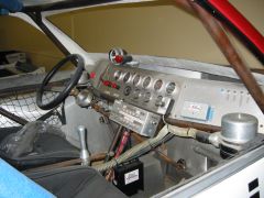 Interior of a desert racing truck