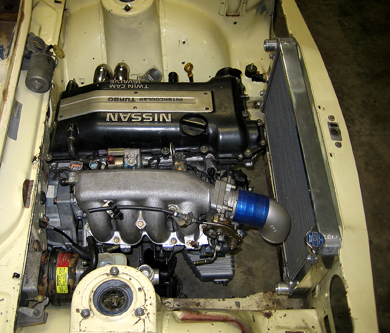 Bluebird SSS Coupe SR20DET Engine Swap