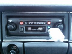 2 Shaft AM/FM Cassette with MP3 attached
