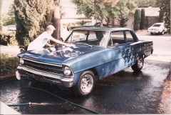 My brother's Chevy II.