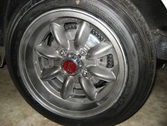 New wheel color with polished drum