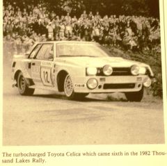 Celica Turbo, '82 1000 Lakes Rally