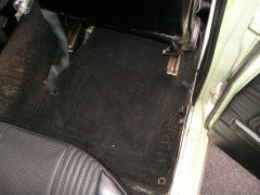 Passenger Side Rear Floor - Carpeting