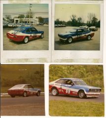 Datsun 1200 racecar, 1981 & 1983 logbook photos