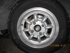 Western 13 x 5.5 Minilite/Panasport look wheels