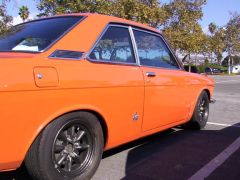 Orange Coupe with 14" Watanabes