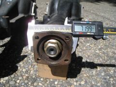 Datsun 510 differential pinion flange is 72mm
