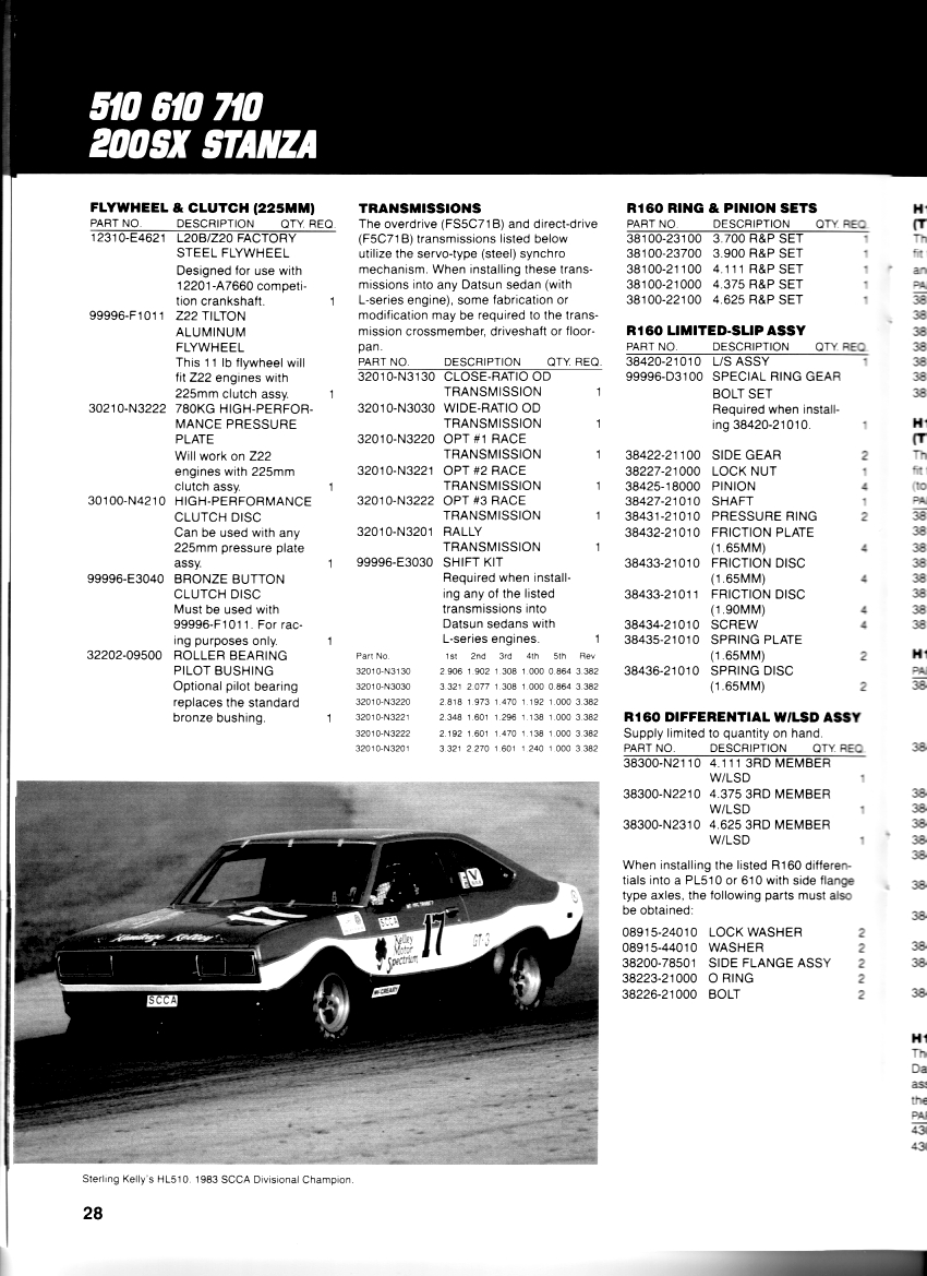 Subaru R160 LSD Diagram and Part Numbers