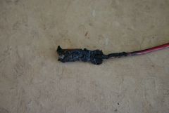 Melted Backup Light Wire