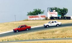 Thunderhill, with Steve Klimek in hot pursuit