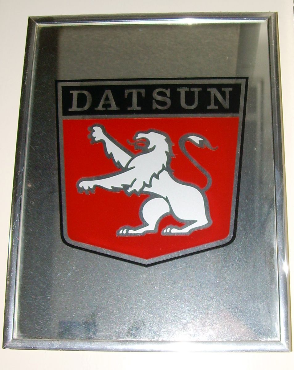 Early Datsun Logo Mirror