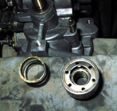 Adjustor and cover off the carb