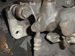 banjo bolt brake line