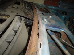 lower windshield rust