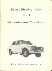 Mexican Datsun 1500 Book