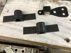 Sway bar bracket fabrication